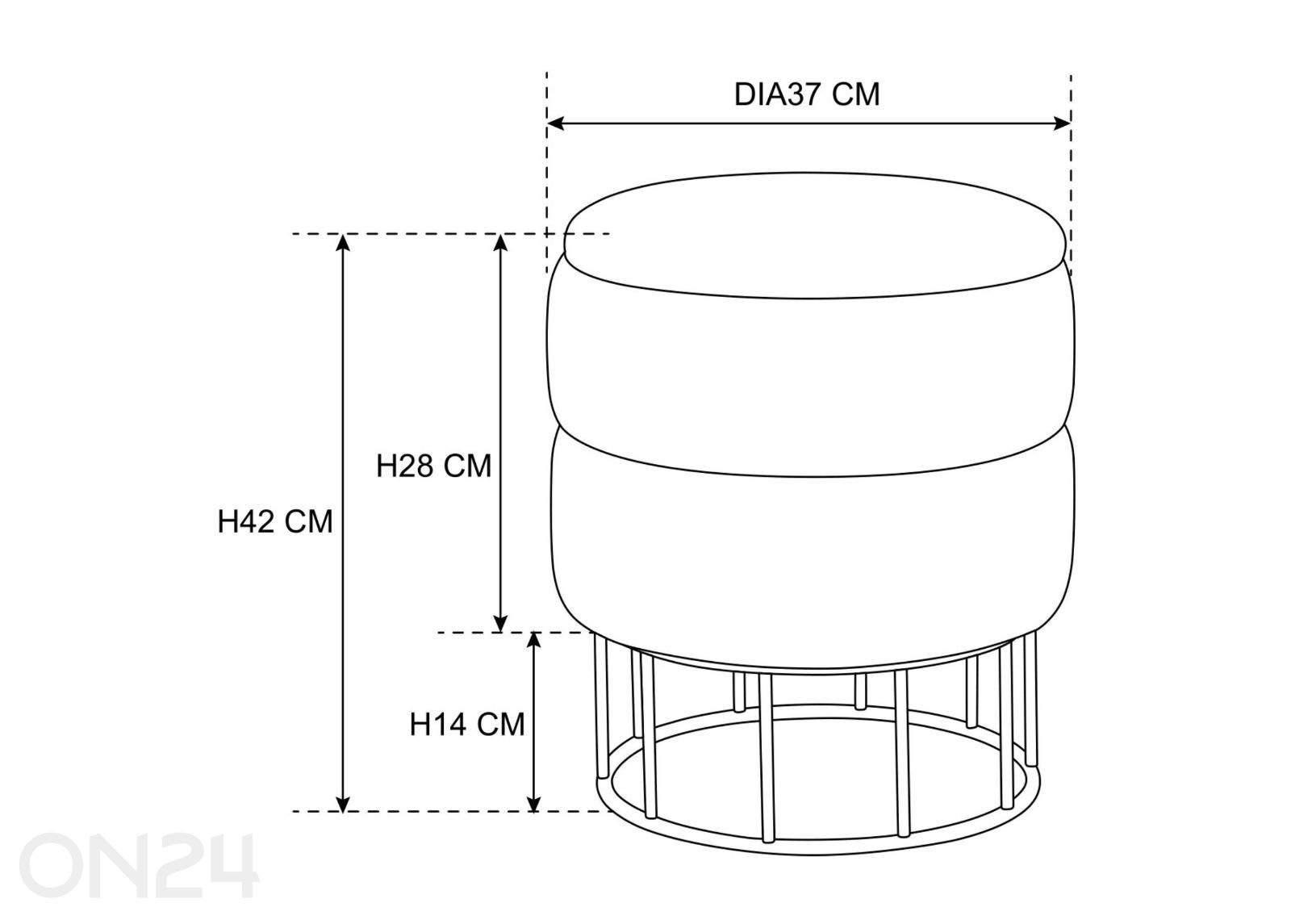 Tumba Elza suurendatud mõõdud