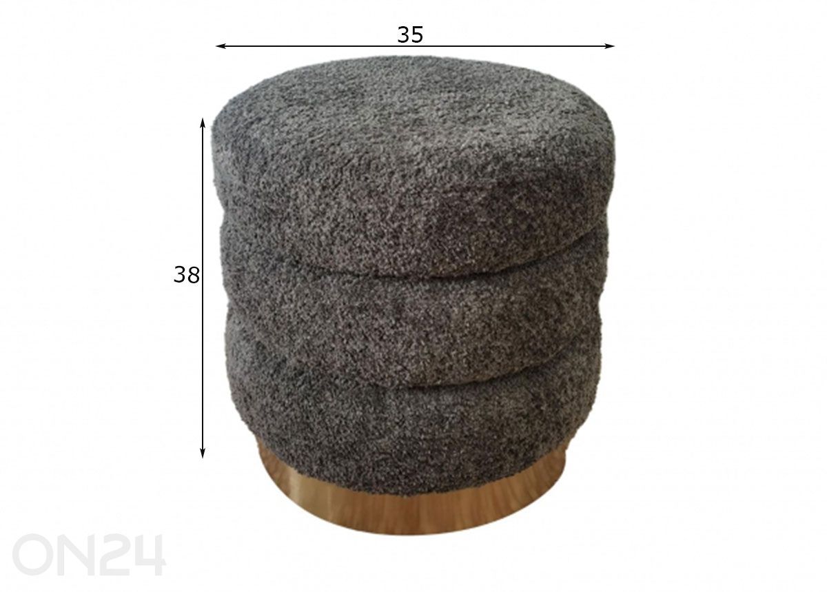 Tumba Lauren suurendatud mõõdud