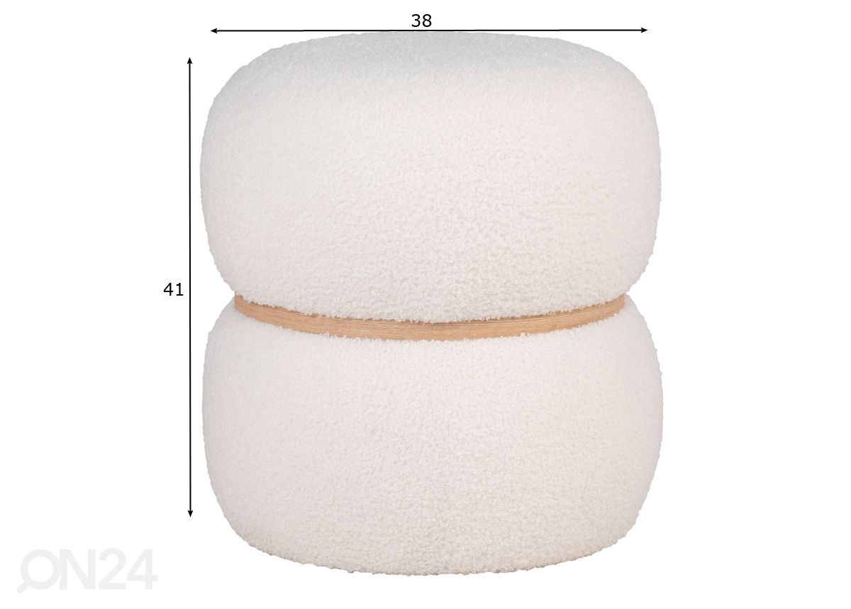 Tumba Middletown Ø38 cm suurendatud mõõdud