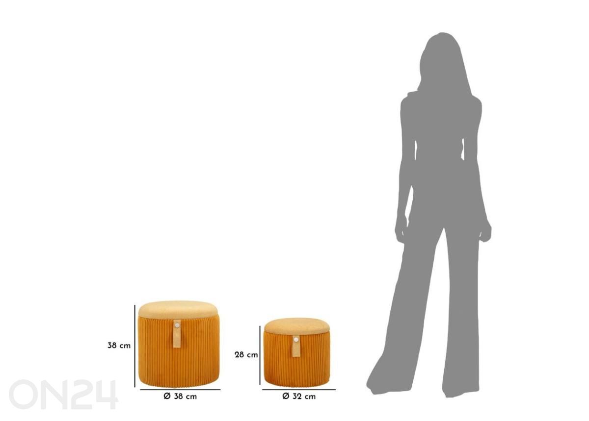 Tumba panipaigaga, 2tk suurendatud mõõdud