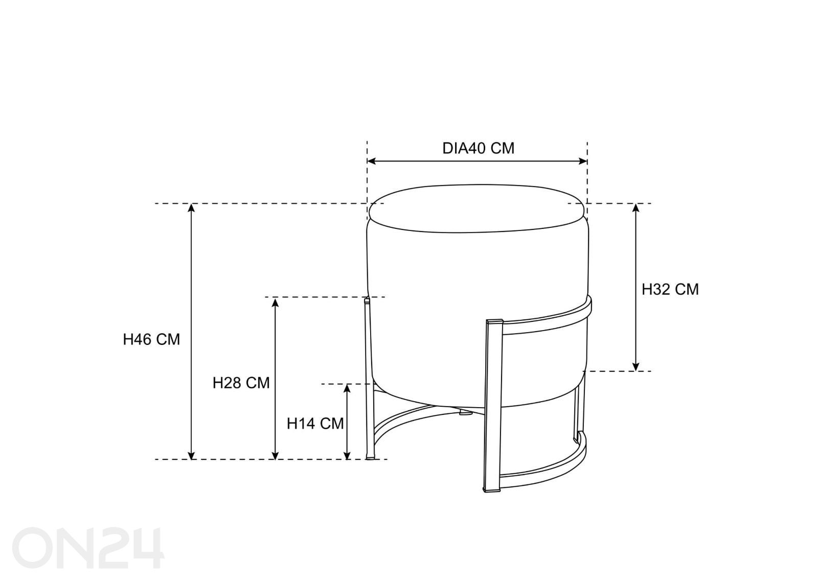 Tumba Porto suurendatud mõõdud