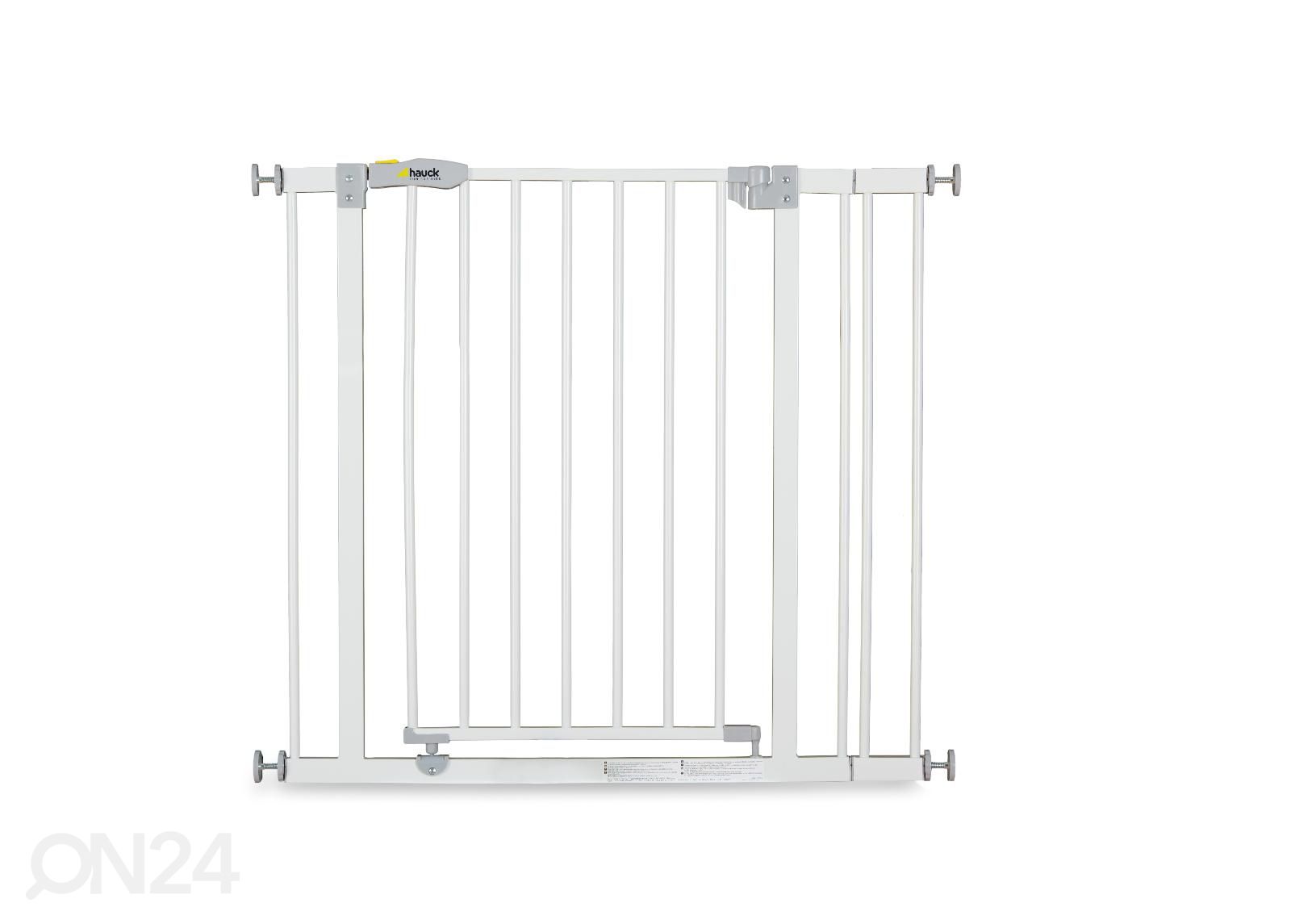 Turvavärav 84-89 cm Hauck Essential Open N Stop valge suurendatud