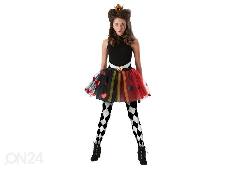 Tutu seelik Queen of Hearts suurusele 10-12 a. suurendatud