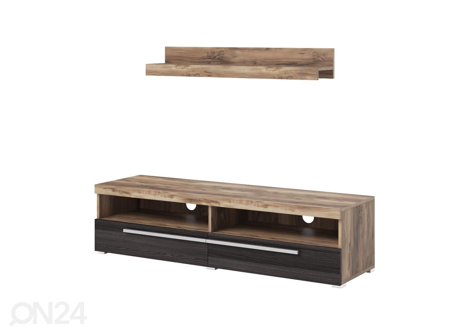 TV-alus 140 cm + seinariiul suurendatud