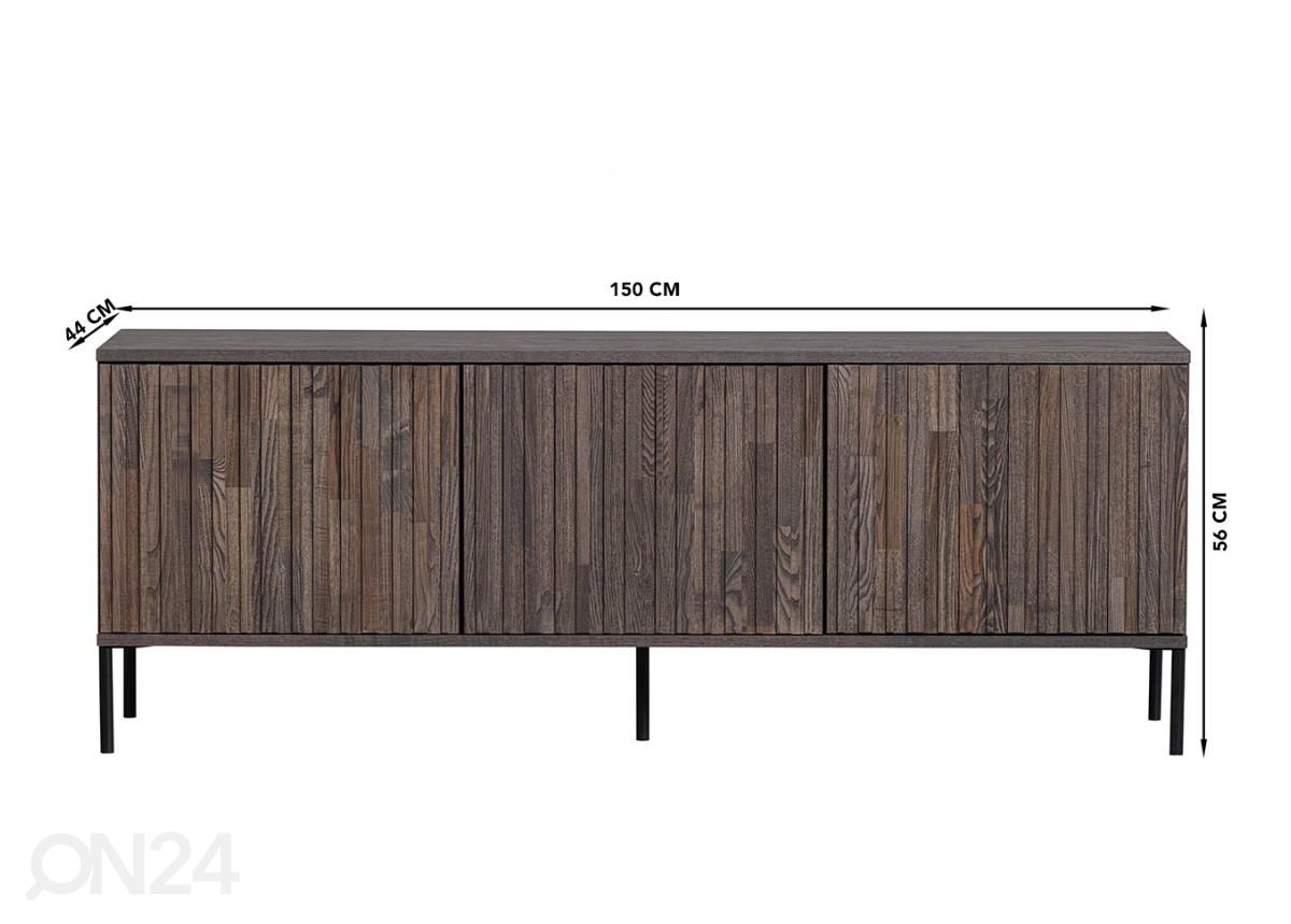 TV-alus 150 cm suurendatud mõõdud