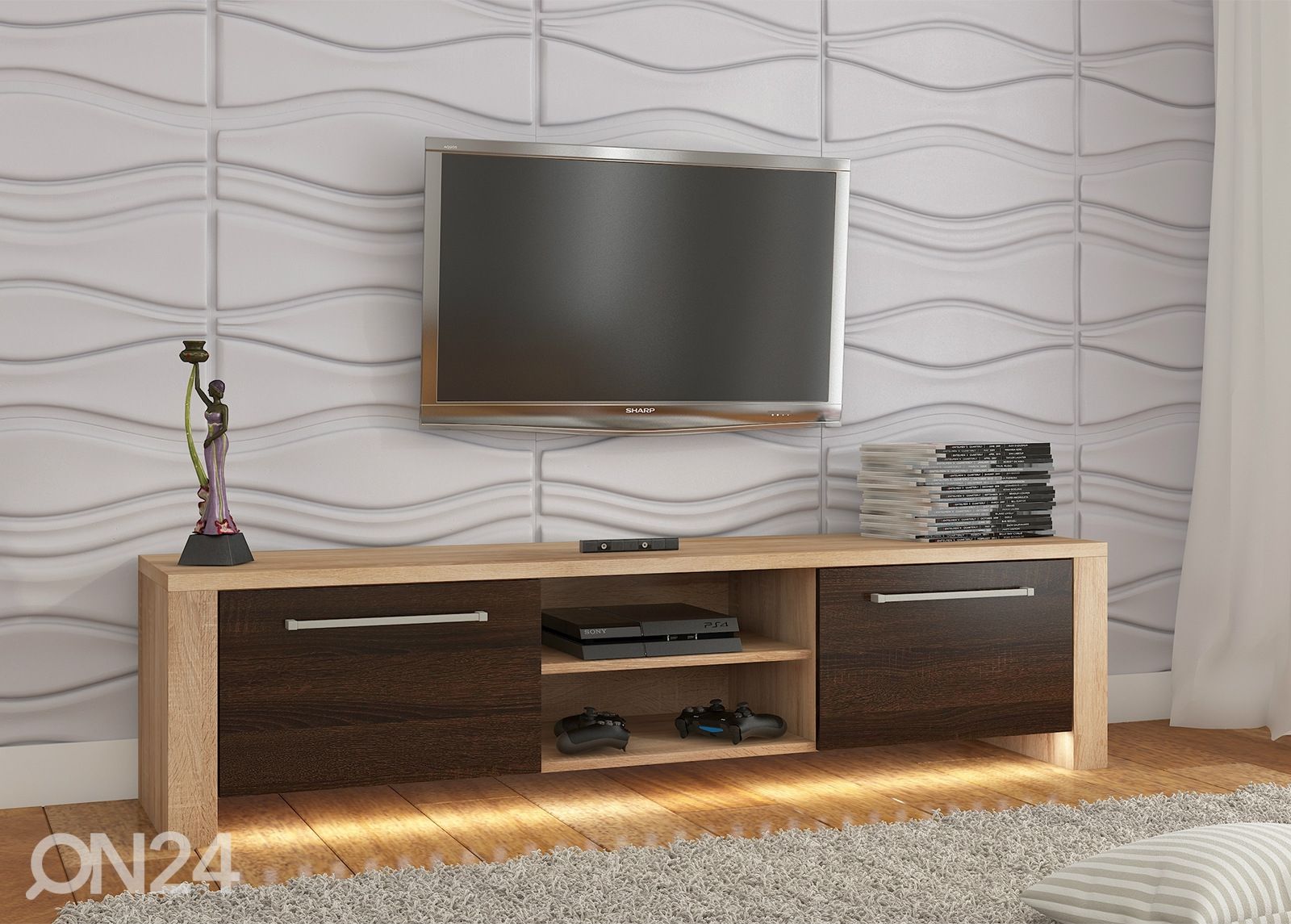 TV-alus 160 cm suurendatud