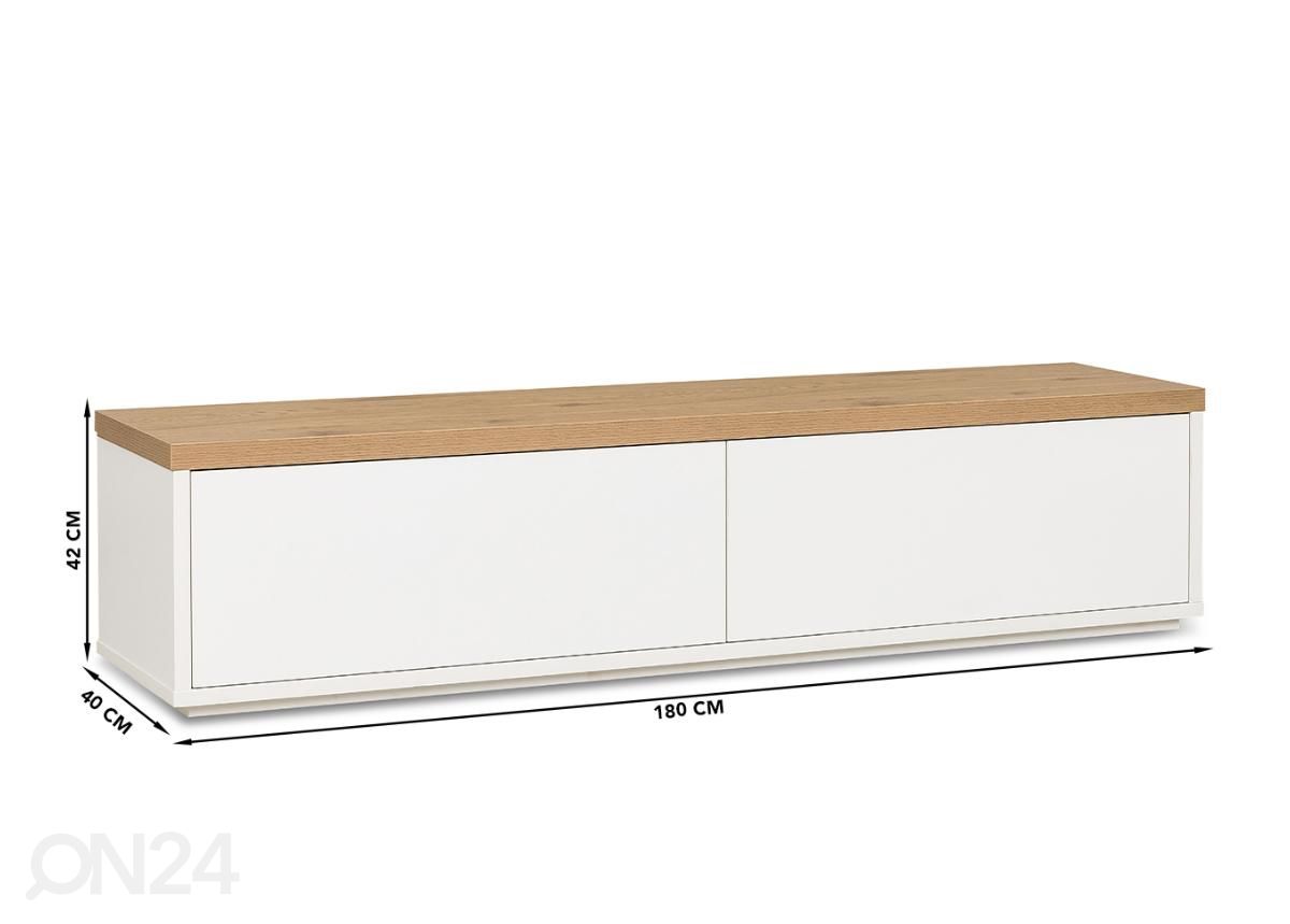 TV-alus 180 cm suurendatud mõõdud