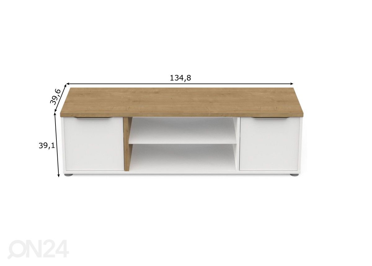 Tv-alus Access 134,8 cm suurendatud mõõdud