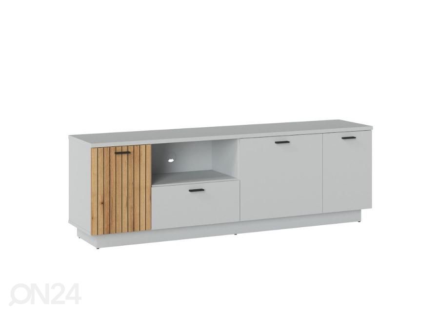 Tv-alus Alverno 180 cm, helehall/tamm suurendatud