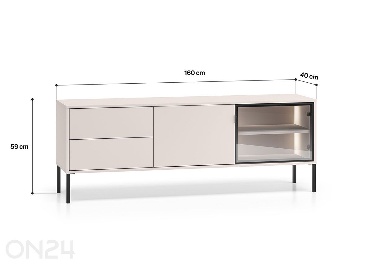 Tv-alus Barnee suurendatud mõõdud