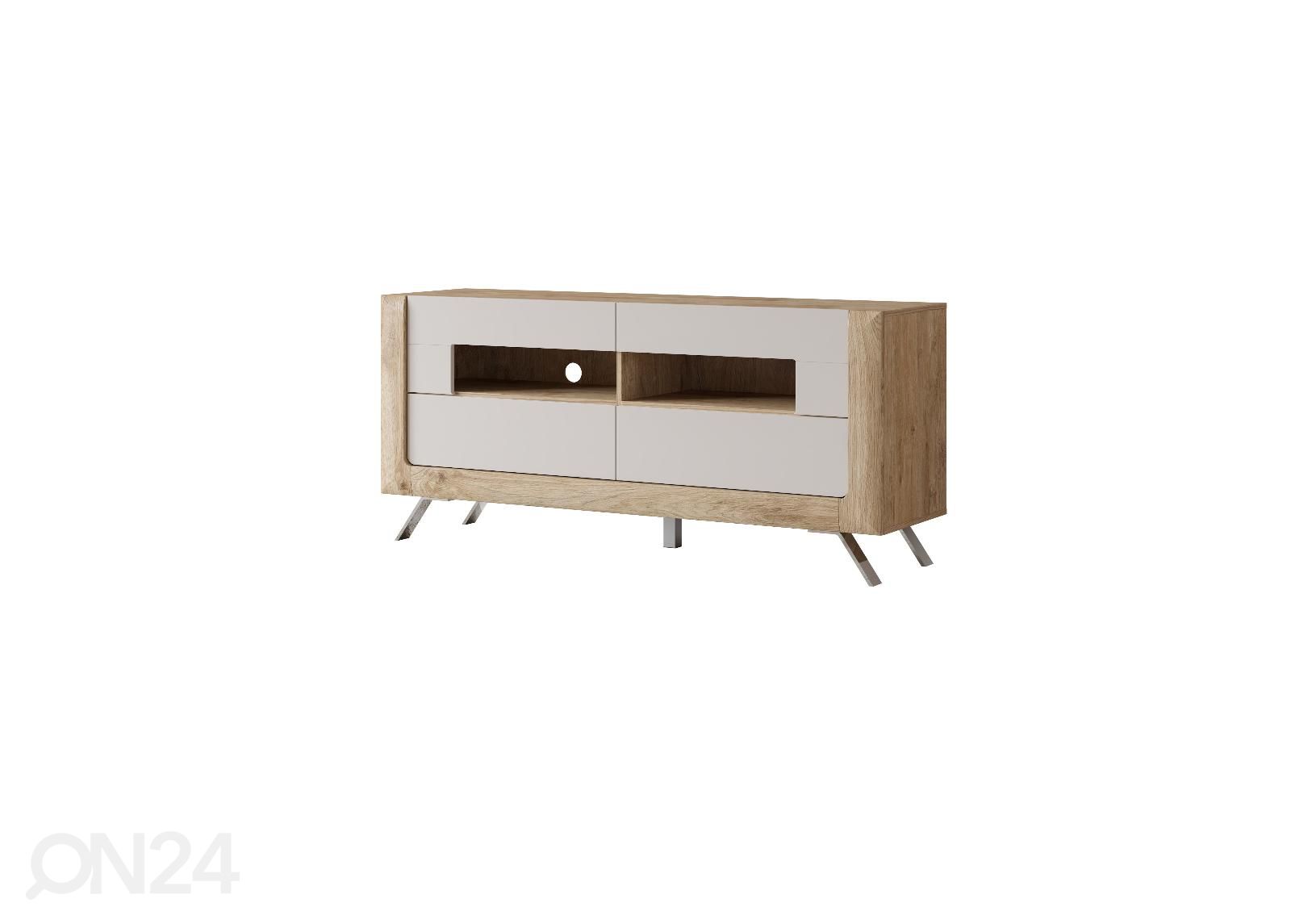 TV-alus Cassandra 161 cm, tamm/kašmiir suurendatud