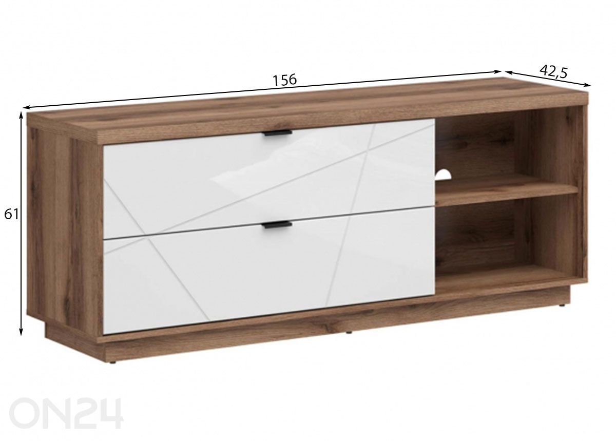 TV alus Forn suurendatud mõõdud