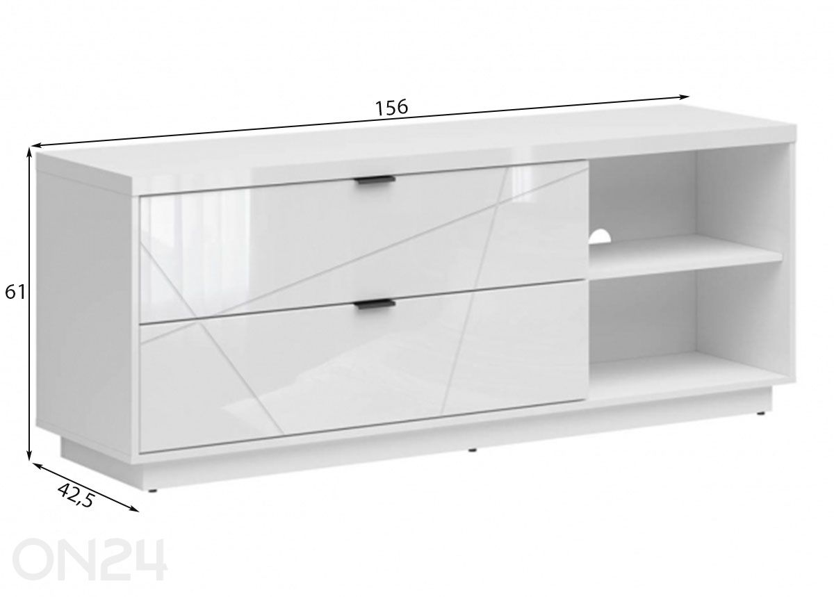 TV alus Forn suurendatud mõõdud