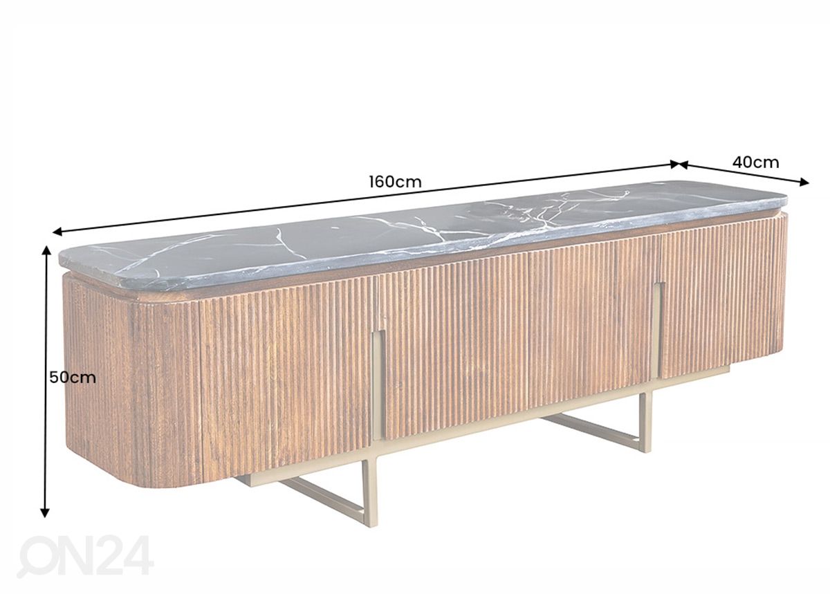Tv-alus Gatsby 110 cm suurendatud mõõdud