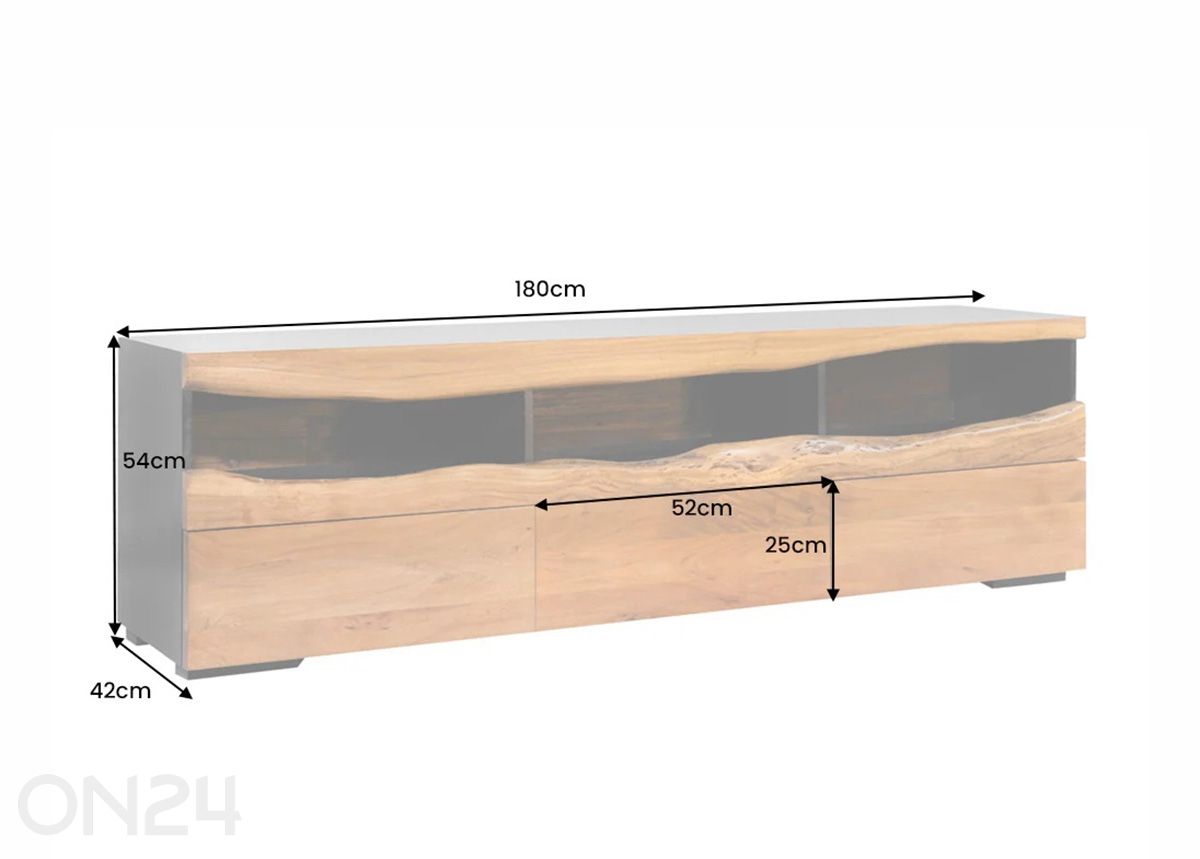 Tv-alus Grand suurendatud mõõdud