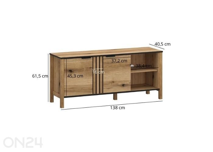 TV-alus Helix suurendatud mõõdud