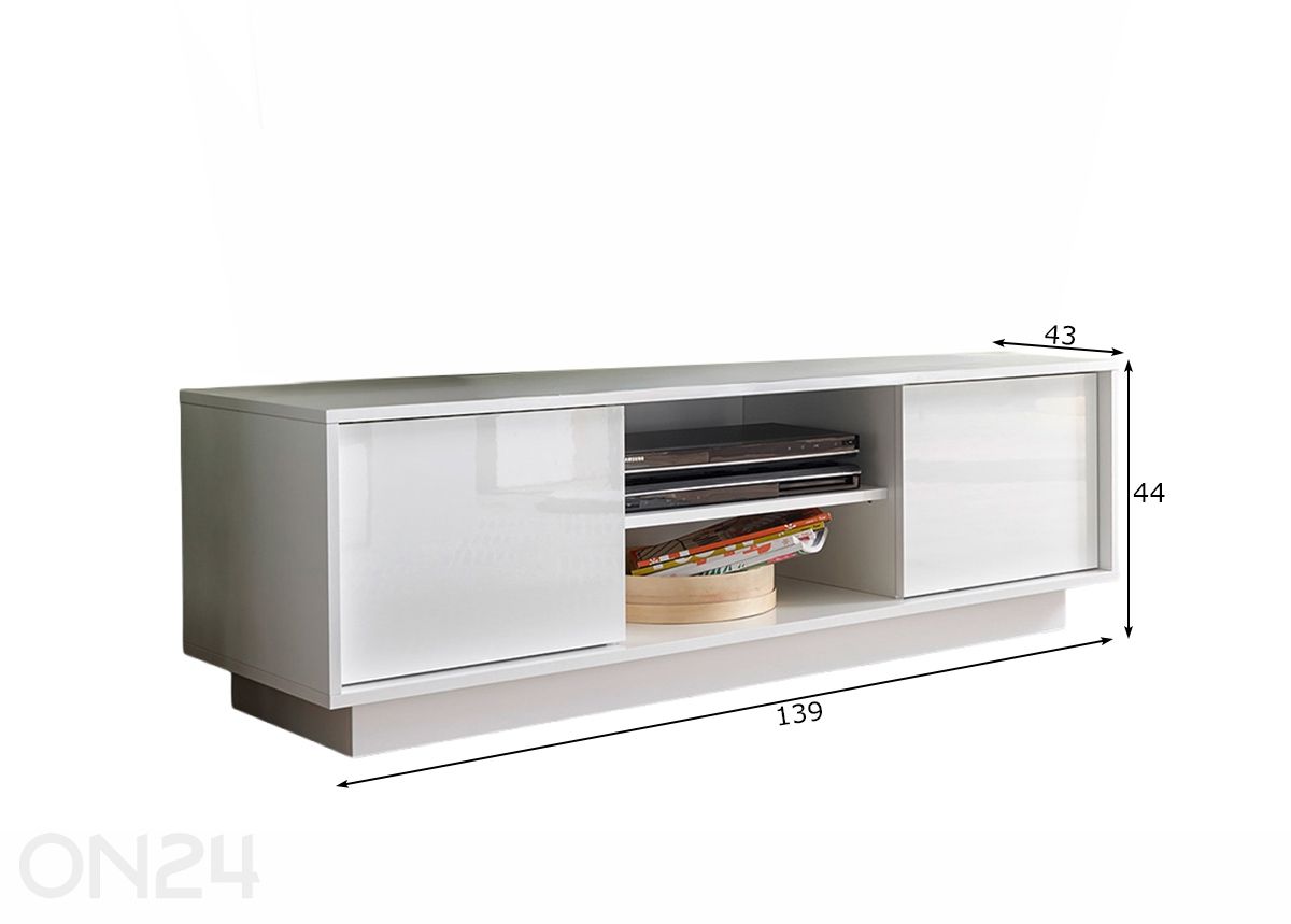 Tv-alus Ice suurendatud mõõdud