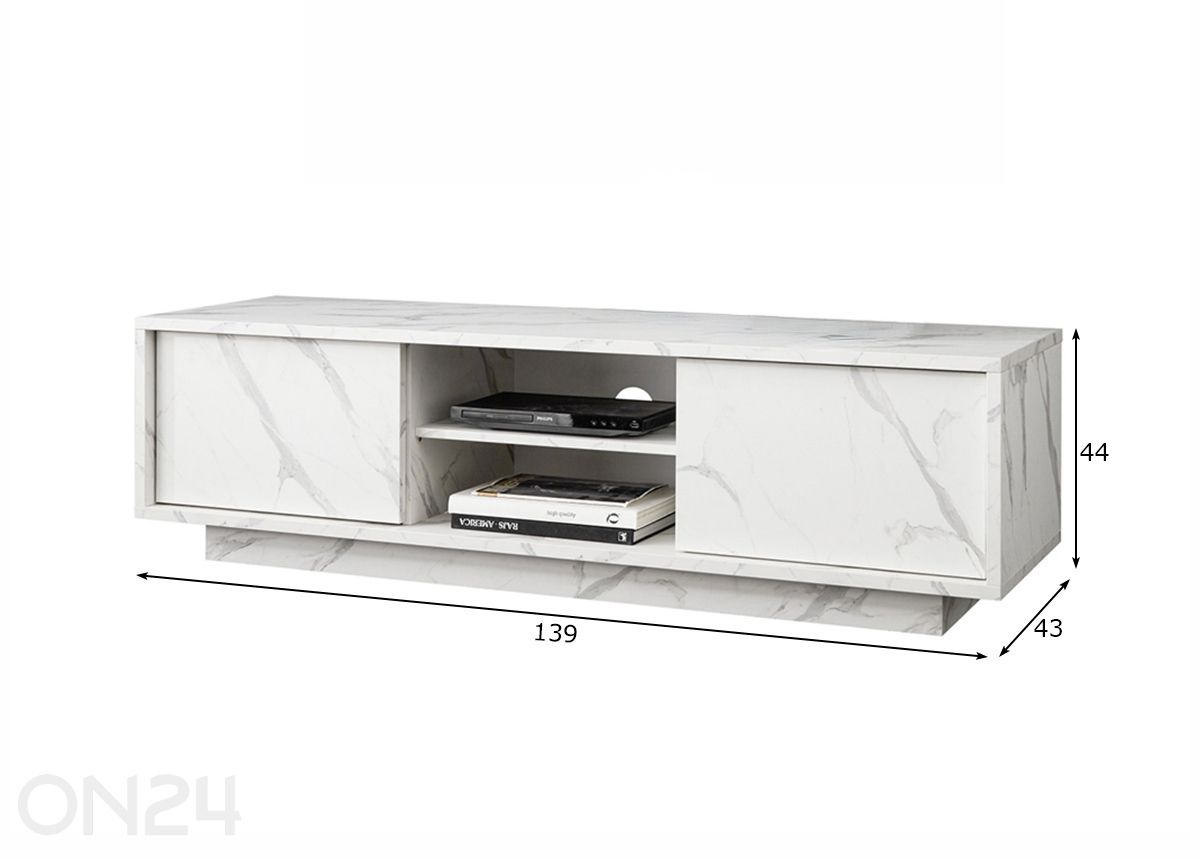 Tv-alus Ice suurendatud mõõdud