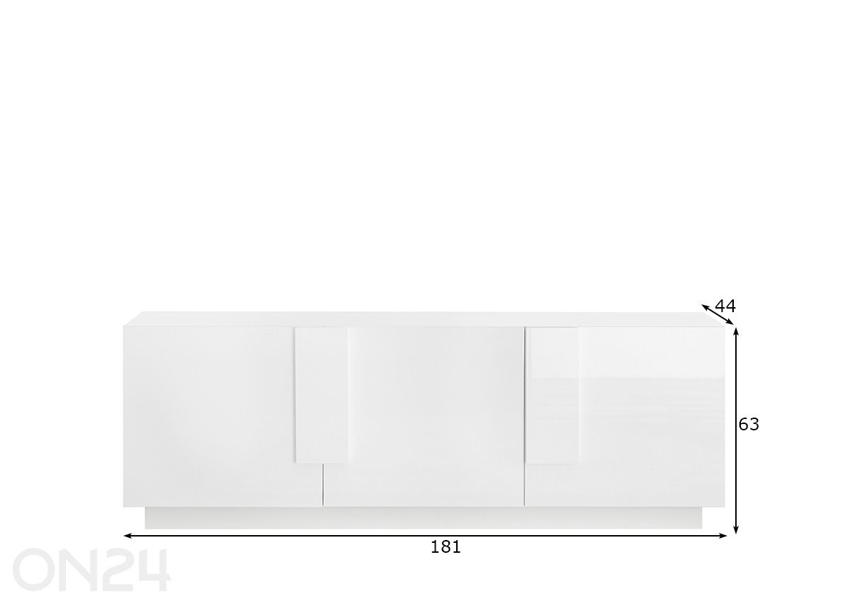 Tv-alus Jupiter suurendatud mõõdud