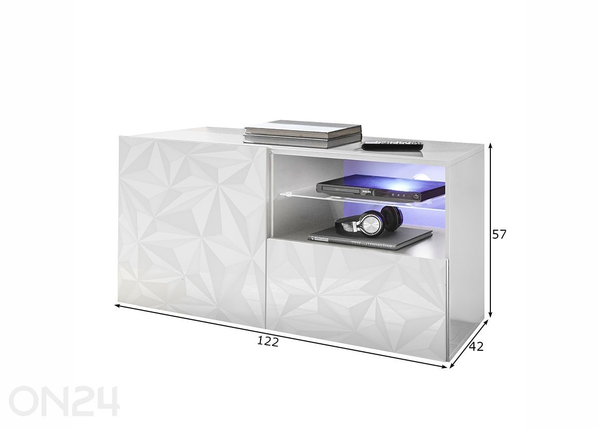 Tv-alus Prisma suurendatud mõõdud