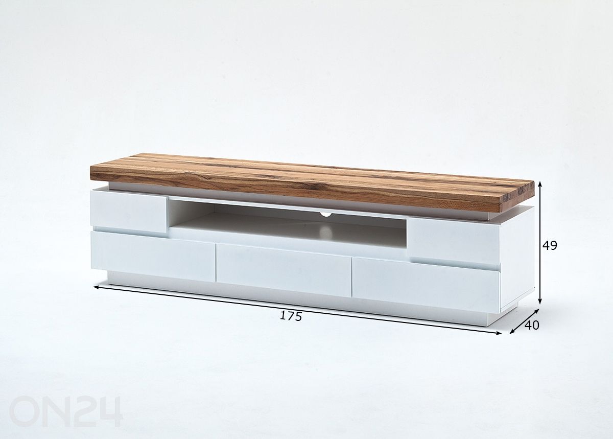 Tv-alus Romina suurendatud mõõdud