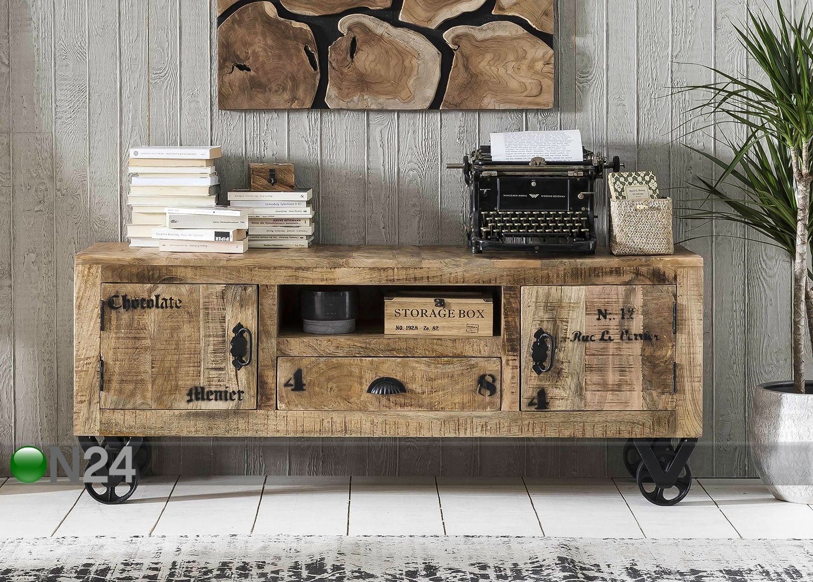 TV-alus Rustic suurendatud