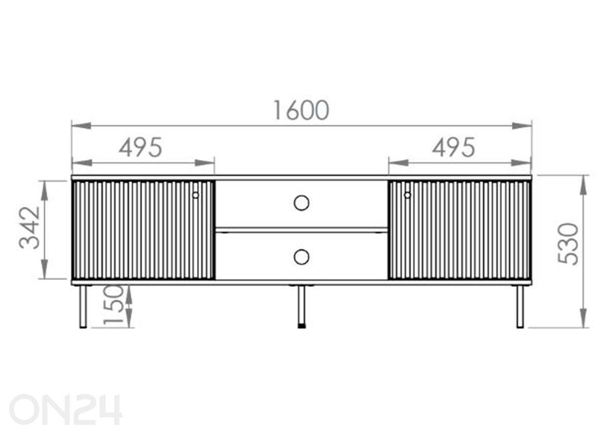 Tv-alus Sophie suurendatud mõõdud