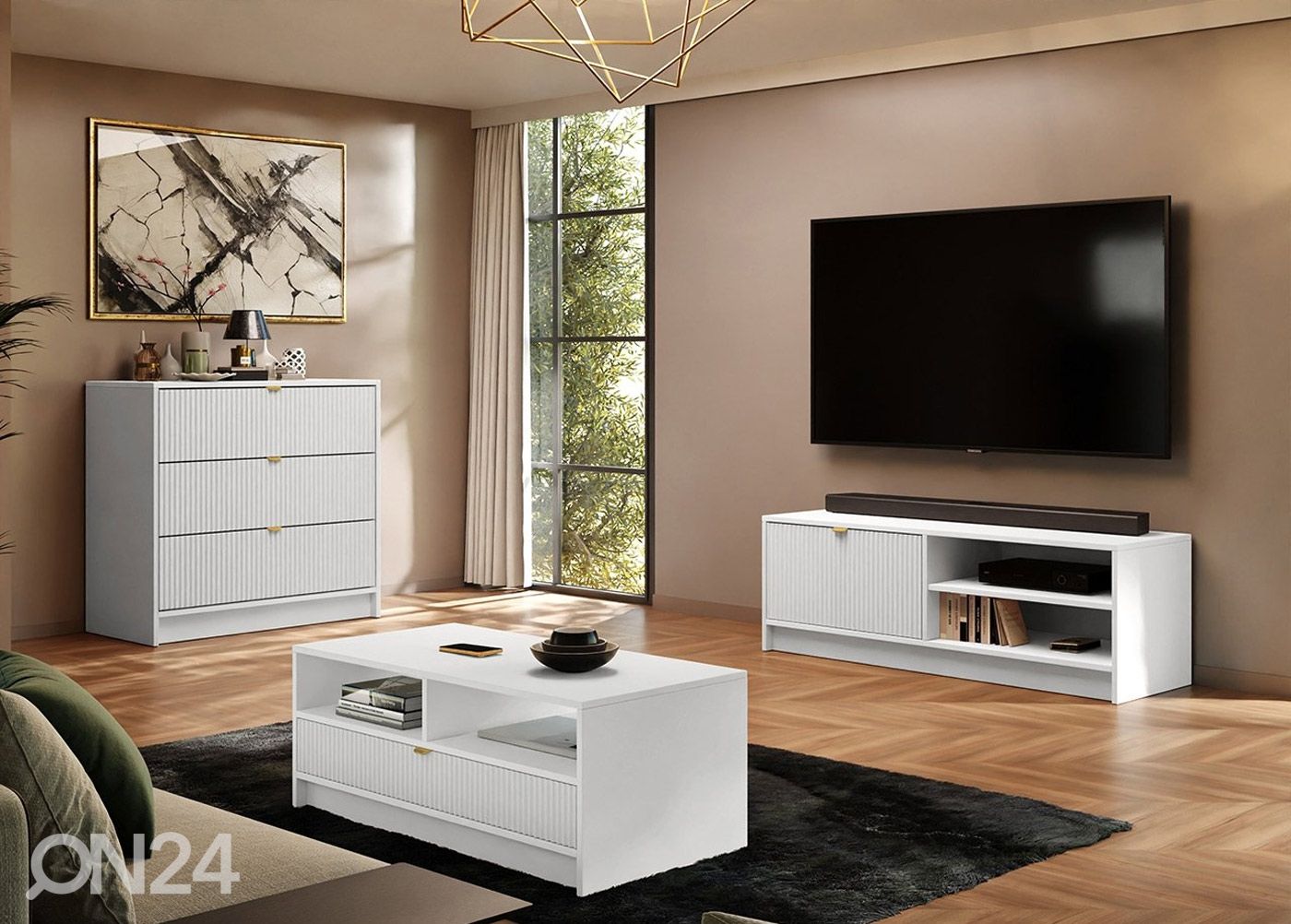 TV-alus Tireno 120 cm suurendatud