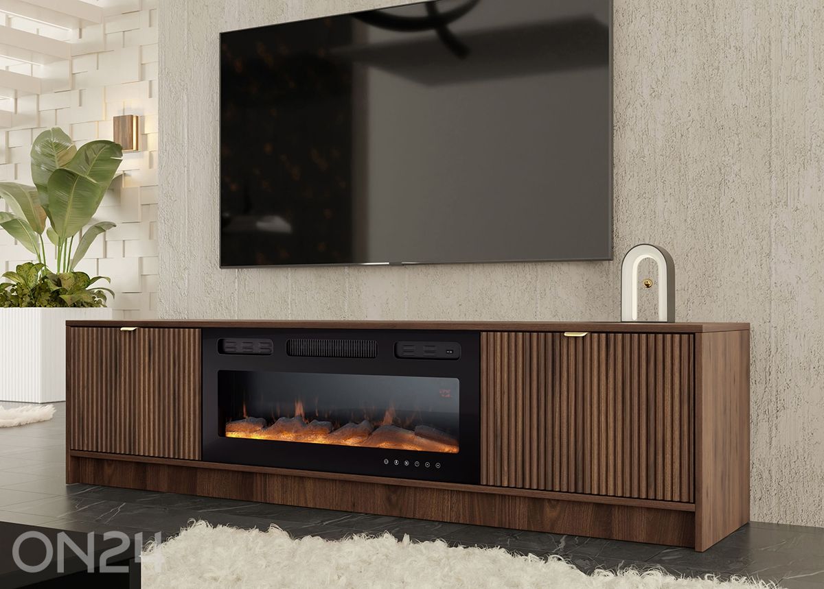 TV-alus Tireno 182 cm elektrikaminaga suurendatud