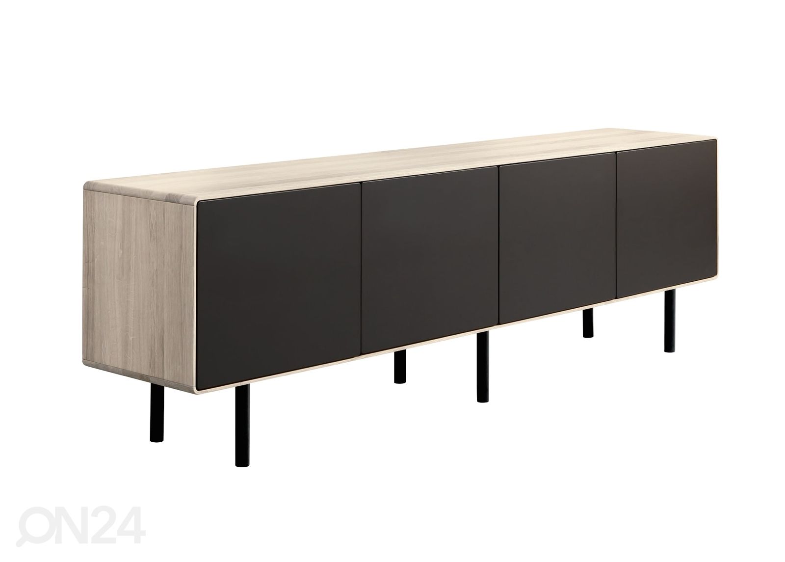 TV-alus Tokyo 213 cm, valge õli suurendatud