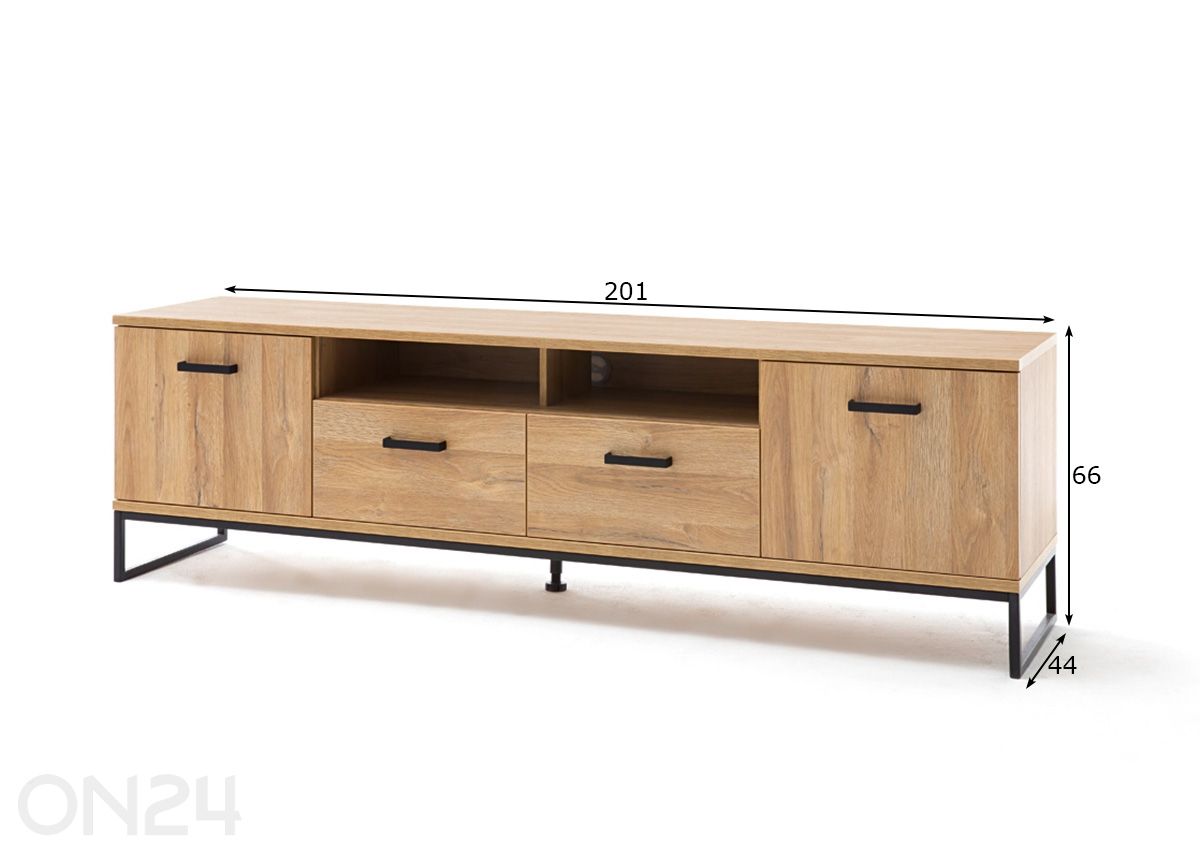 Tv-alus Toledo suurendatud mõõdud