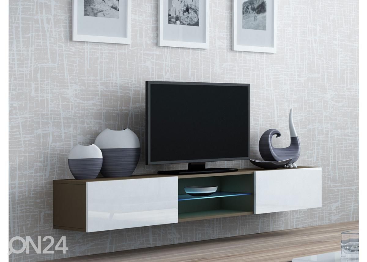 TV-alus Vigo 180 cm klaasiga suurendatud
