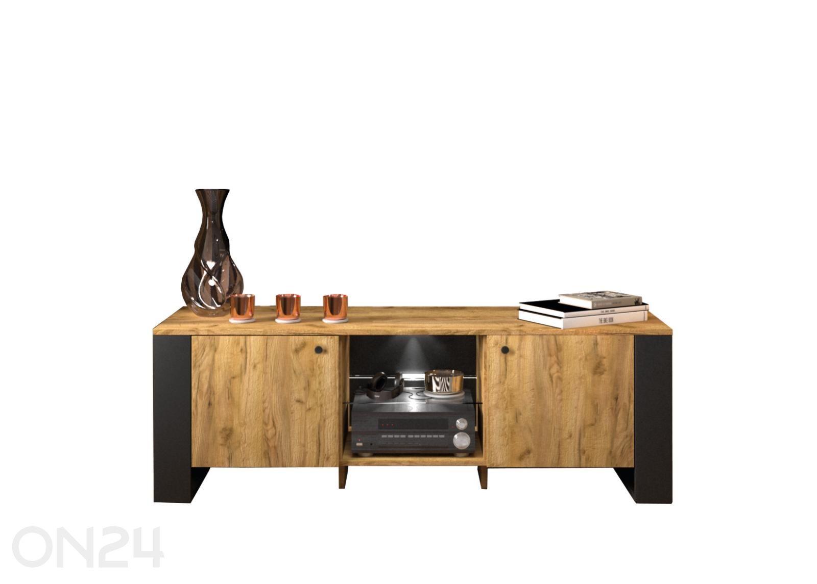 TV-alus Wood 140,2 cm suurendatud