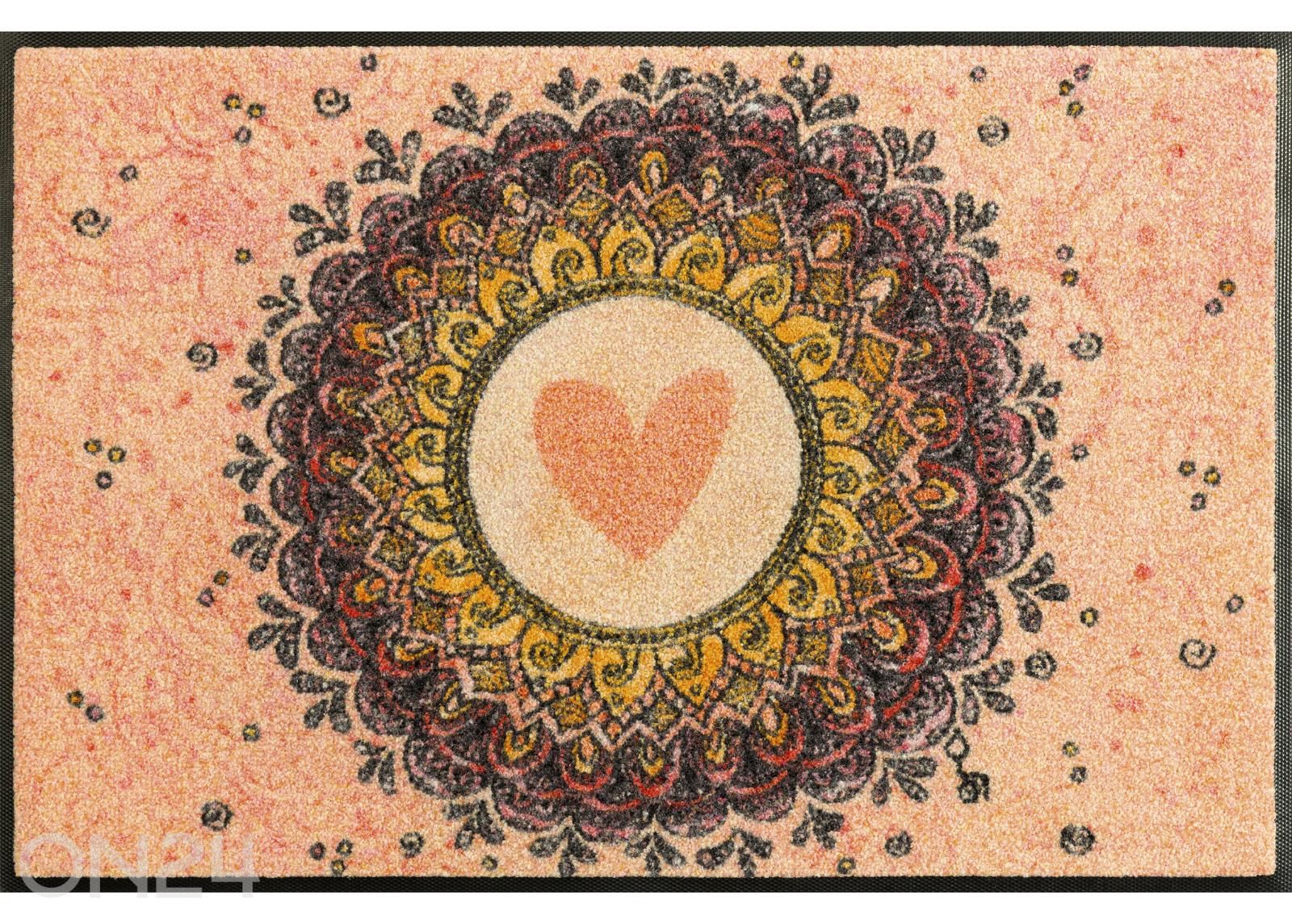 Uksematt Circle of Love 50x75 cm suurendatud