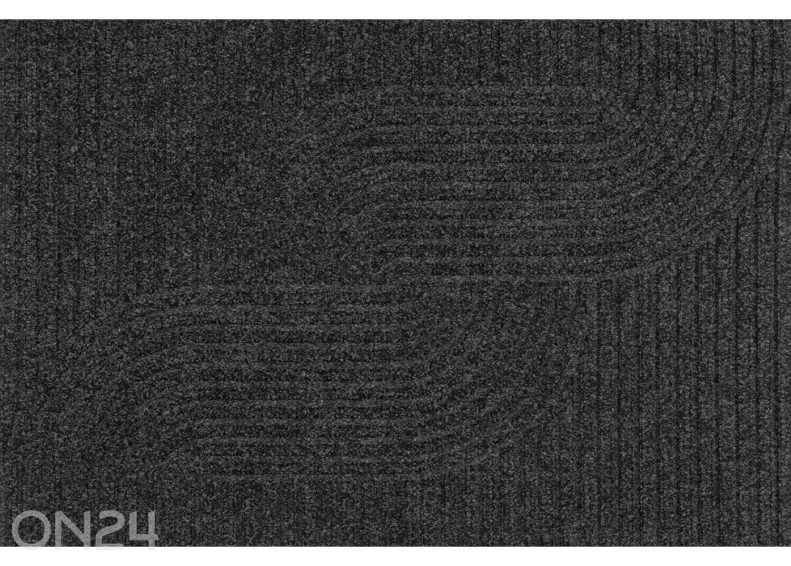 Uksematt Dune Loop dark grey 60x90 cm suurendatud