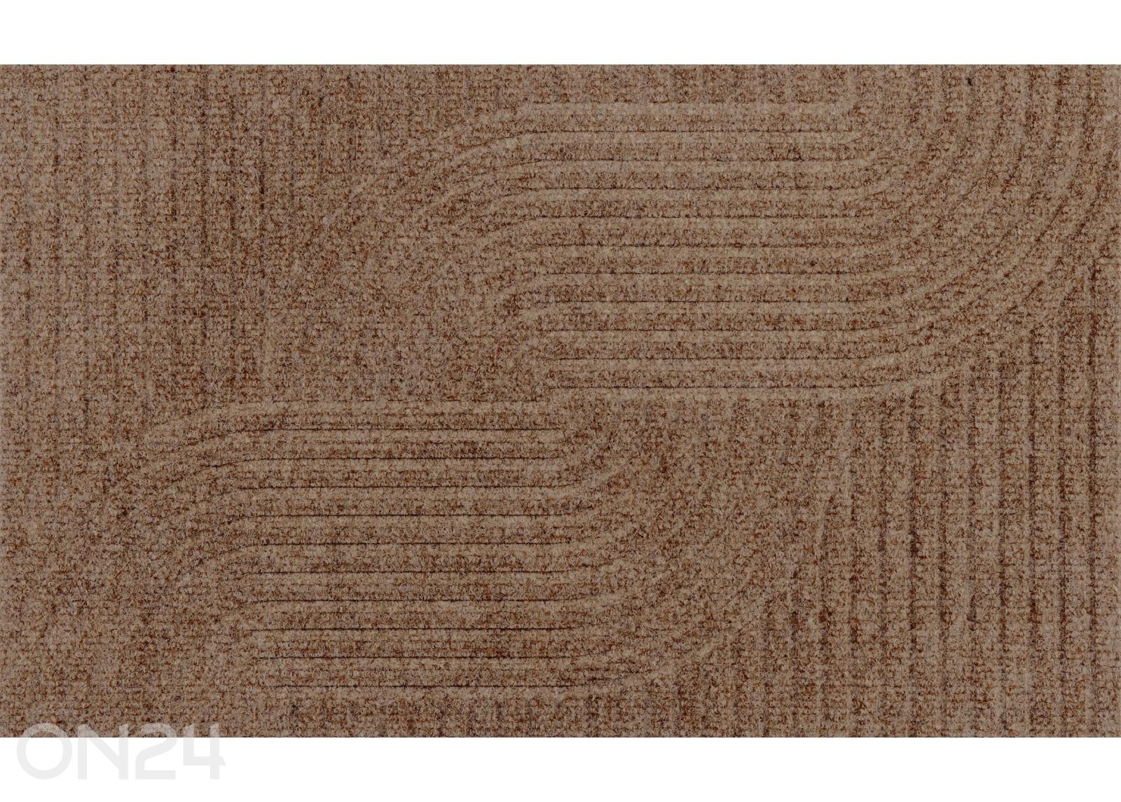 Uksematt Dune Loop taupe 45x75 cm suurendatud