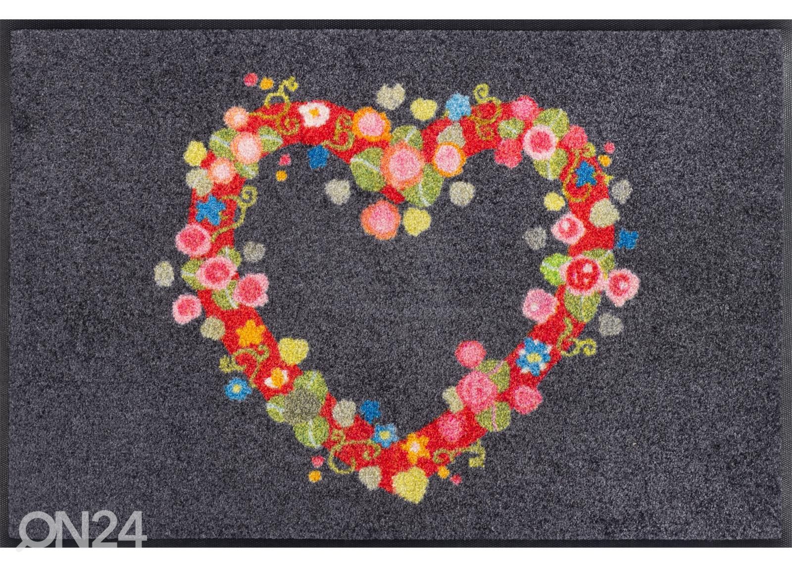 Uksematt Floral Romance 50x75 cm suurendatud