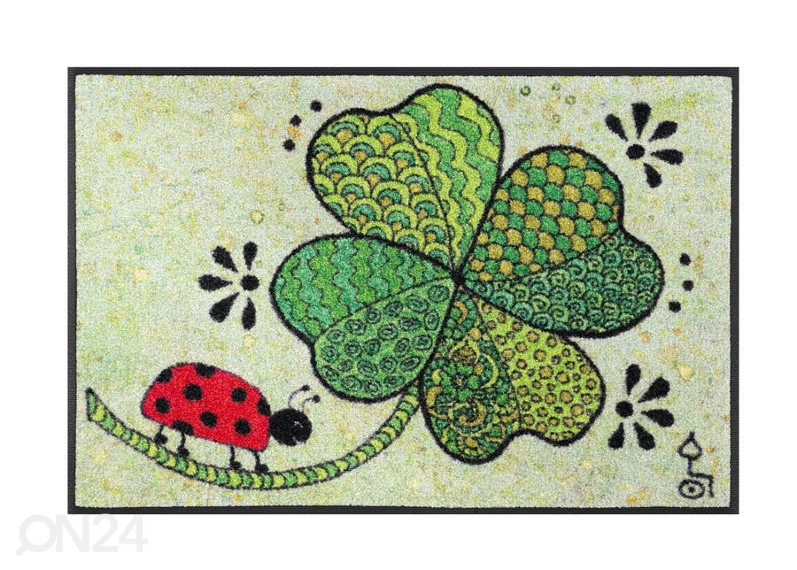 Uksematt Glück auf allen Wegen 50x75 cm suurendatud