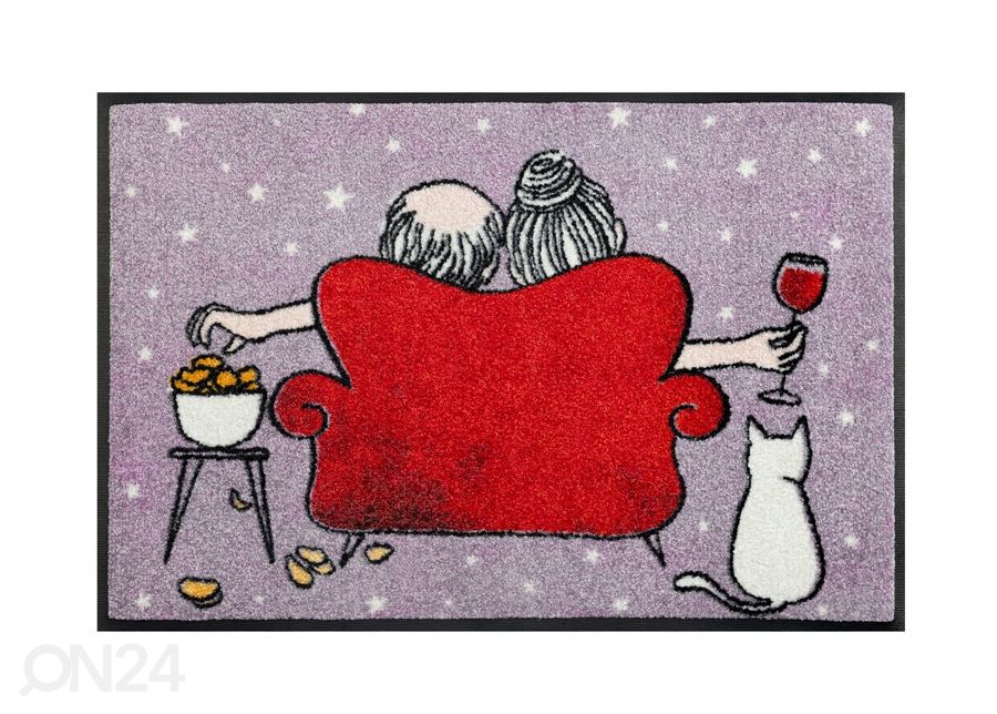 Uksematt Good Times 50x75 cm suurendatud