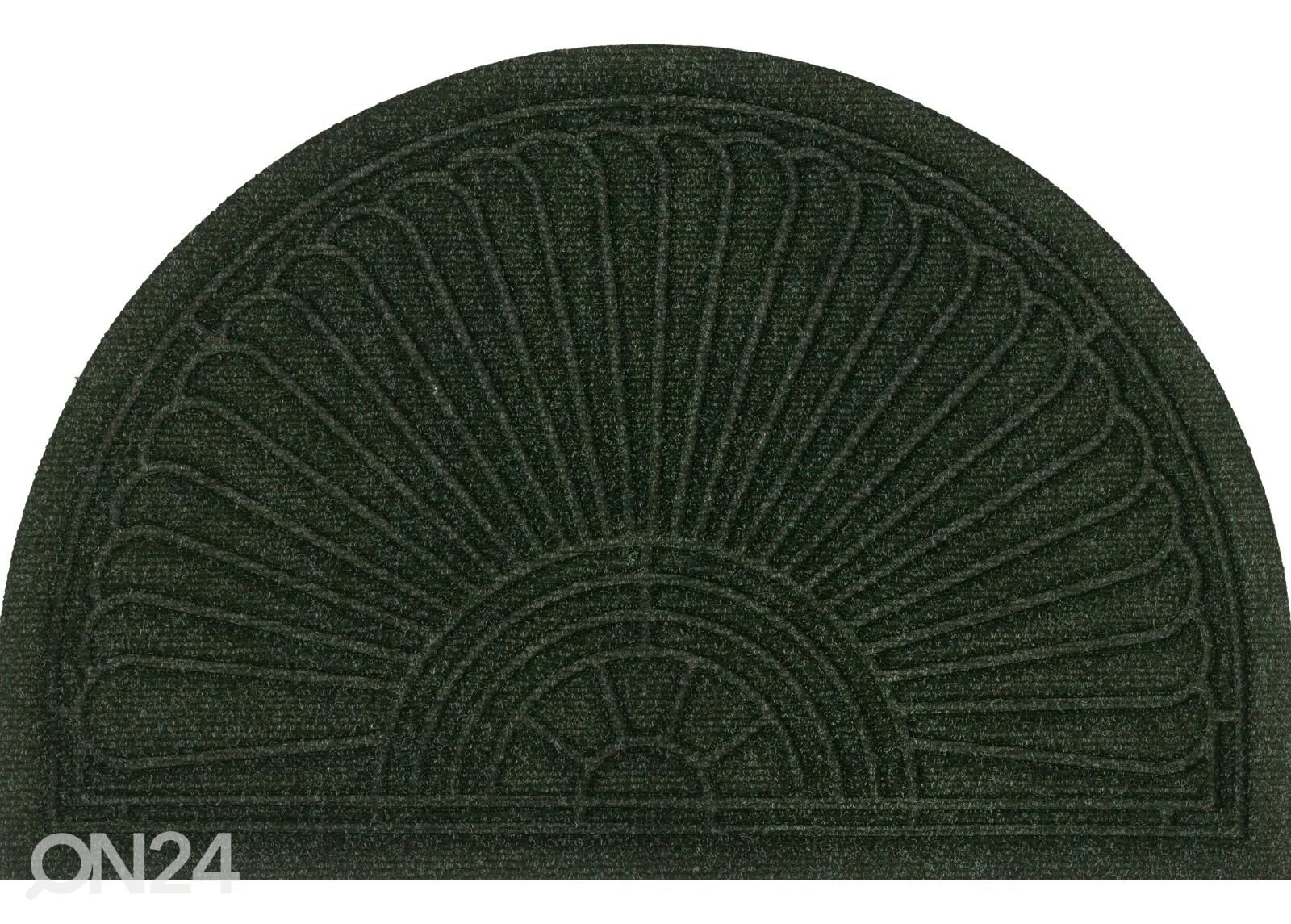 Uksematt Halfmoon midnight green 85x55 cm suurendatud