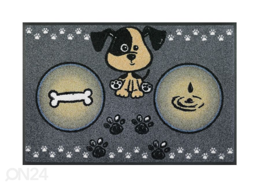 Uksematt Hundemahlzeit 50x75 cm suurendatud