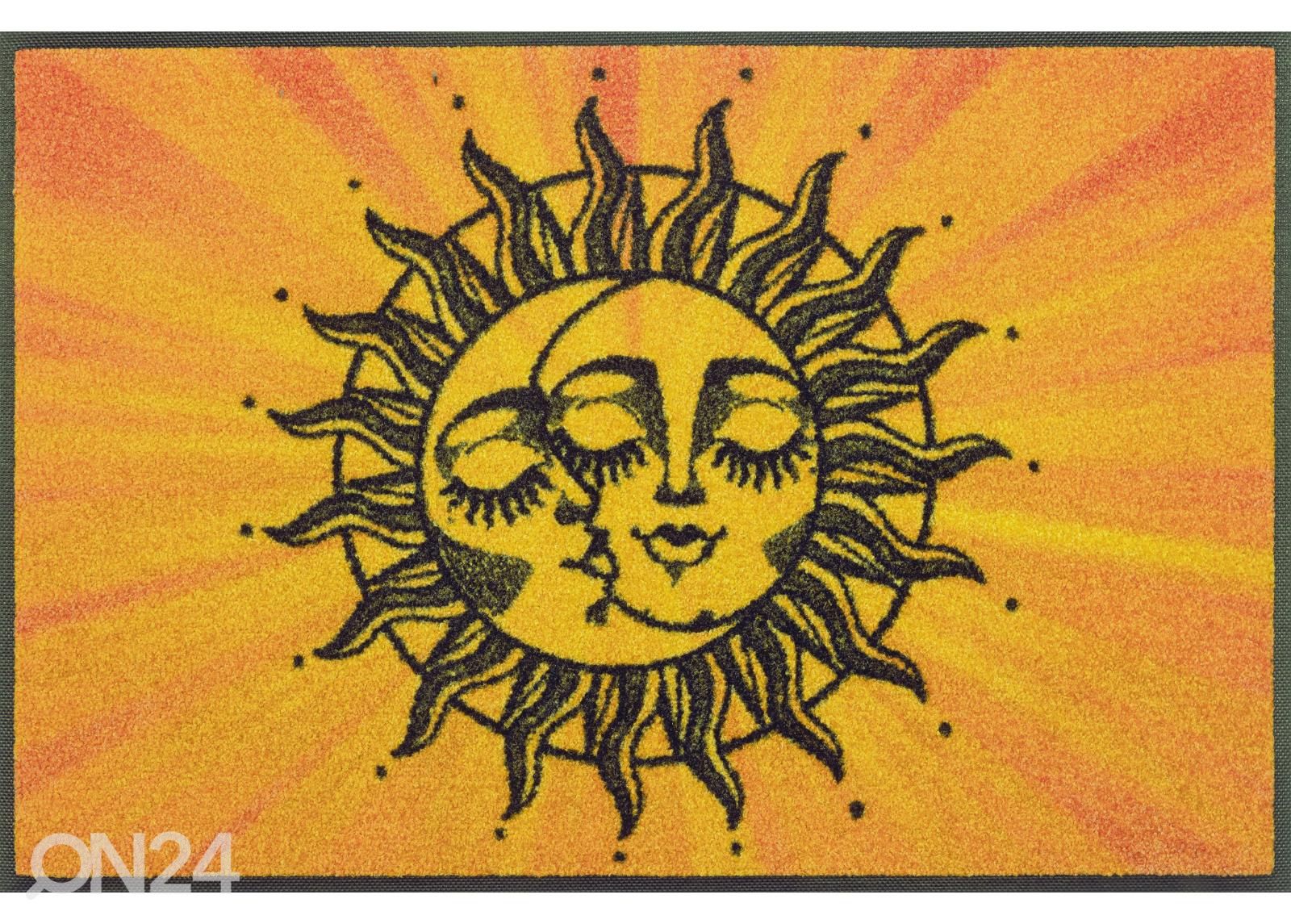 Uksematt Kiss the sun 50x75 cm suurendatud