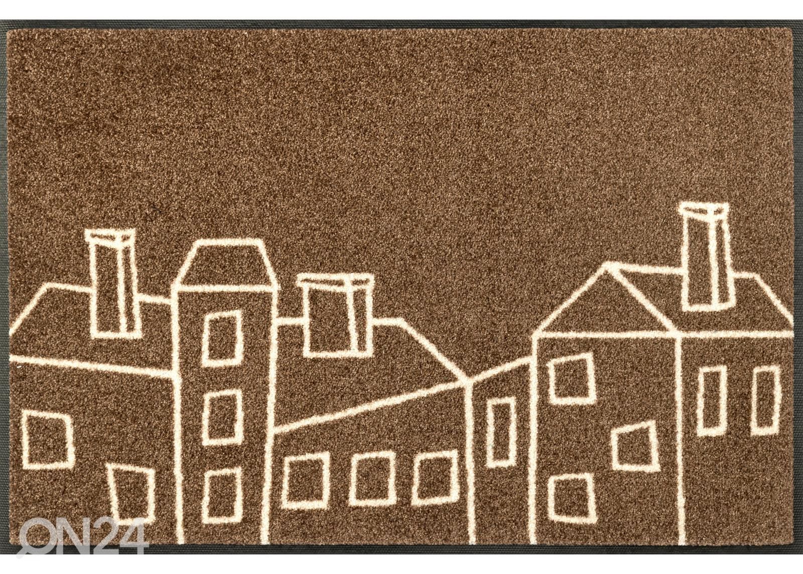 Uksematt Linecity 50x75 cm suurendatud