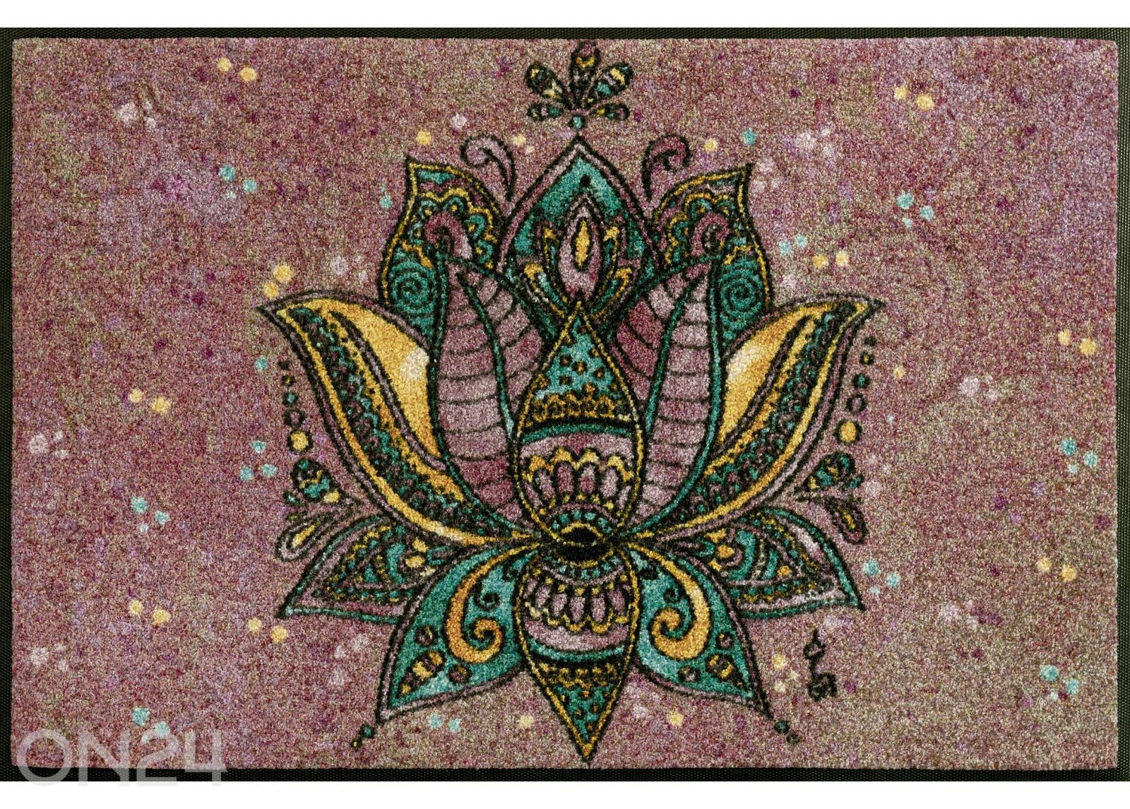 Uksematt Lotus Blossom 50x75 cm suurendatud