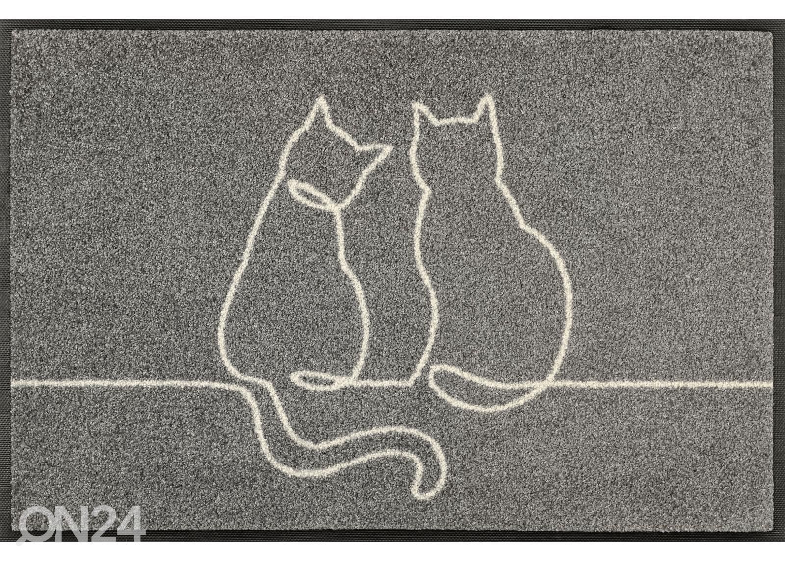 Uksematt Lovetails 50x75 cm suurendatud