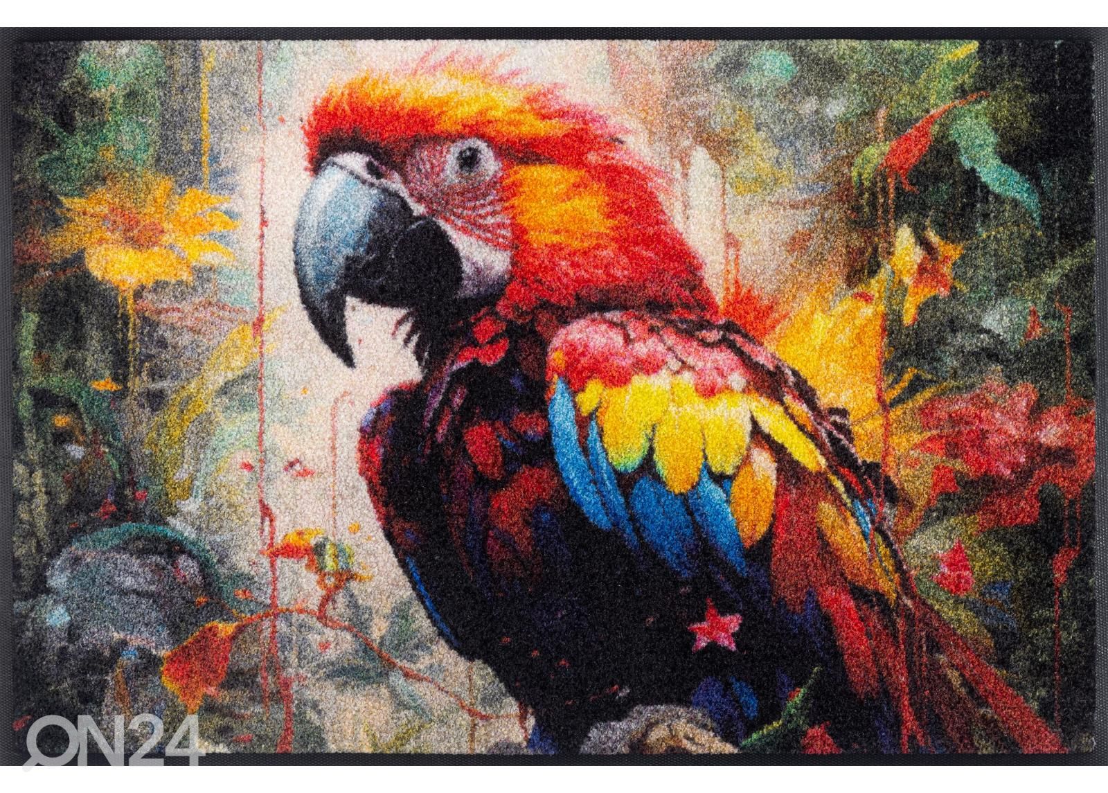 Uksematt Parry McParrot 50x75 cm suurendatud