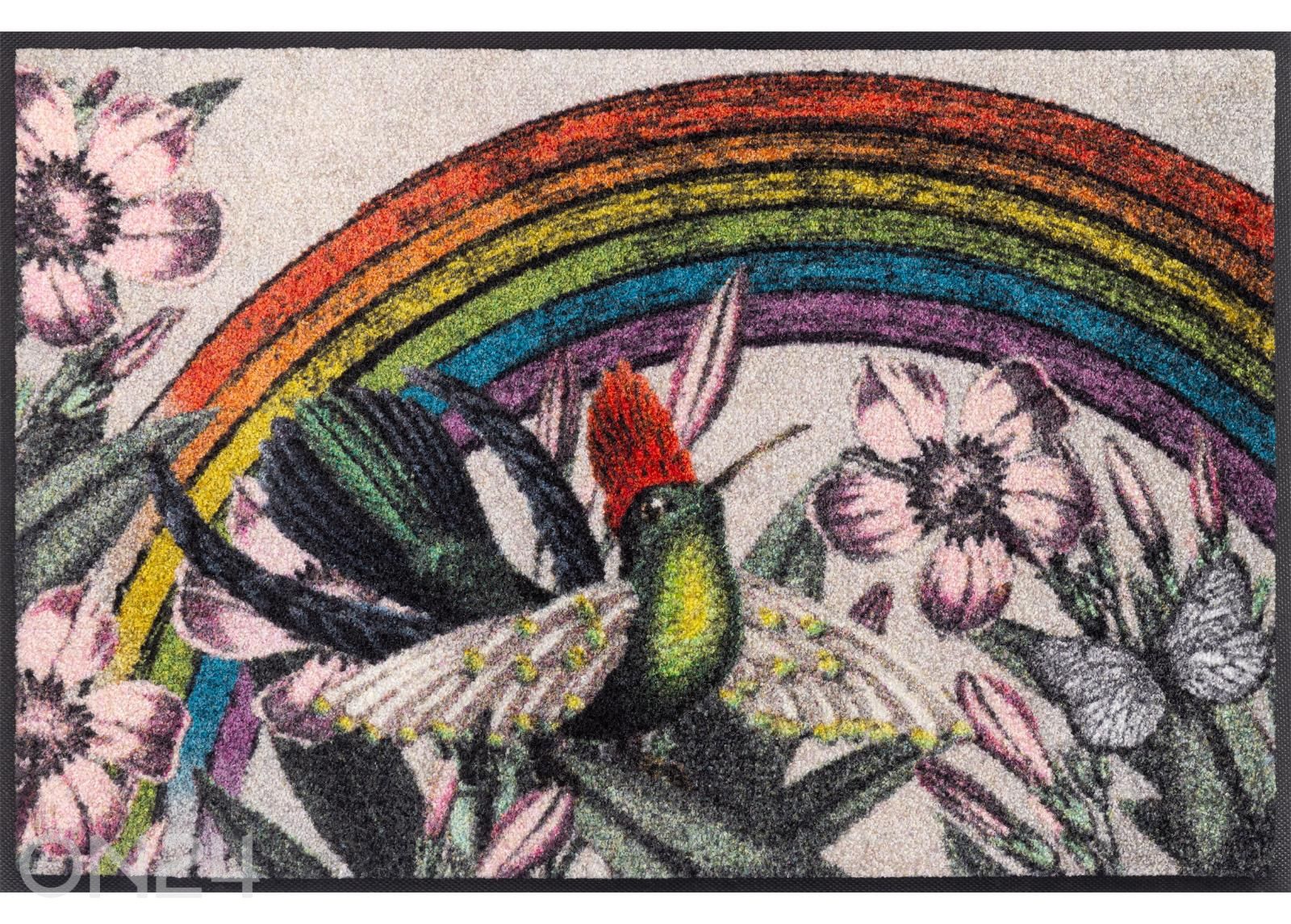 Uksematt Rainbow Garden 50x75 cm suurendatud