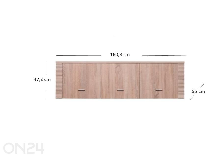 Ülakapp riidekapile Gress suurendatud mõõdud