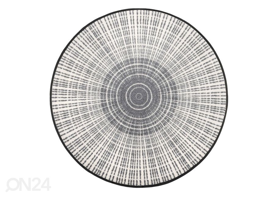 Ümmargune vaip Cascara grey Ø 115 cm suurendatud