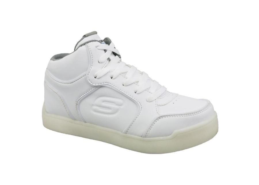 Vabaajajalatsid lastele Skechers Energy Lights Jr 90622L-WHT suurendatud
